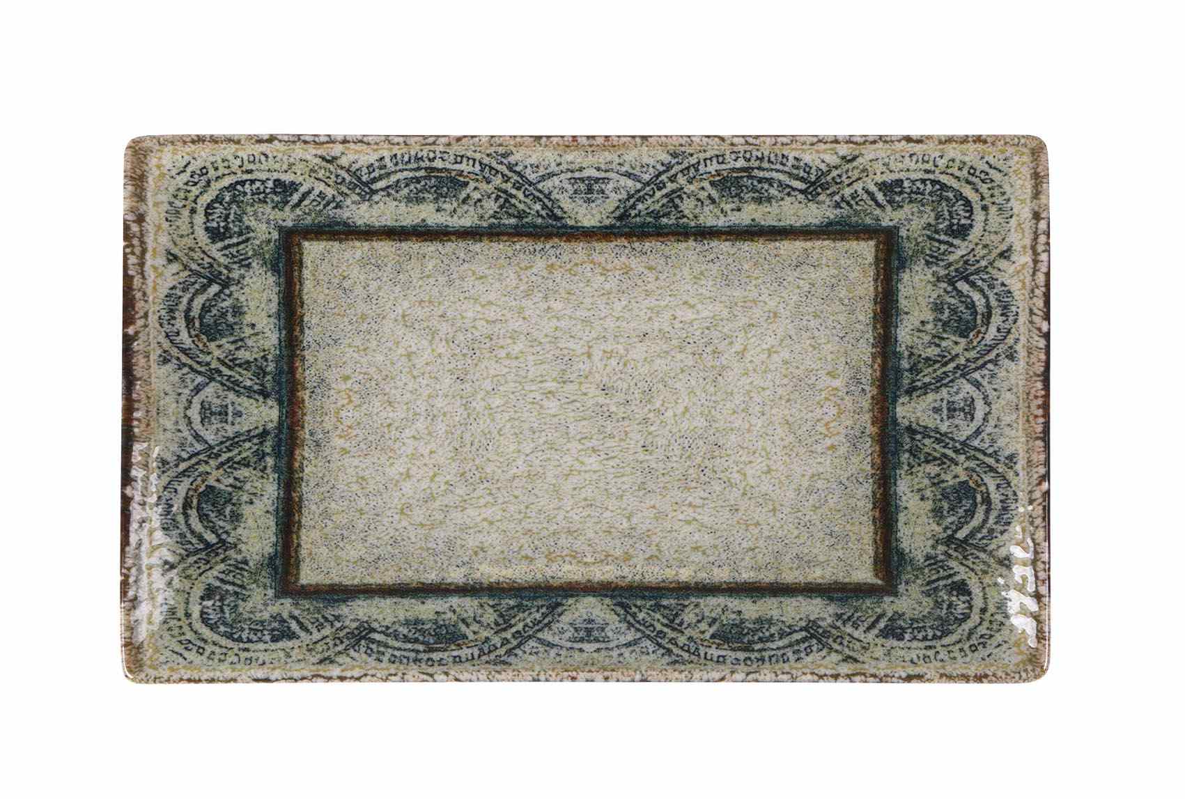 Fuente rectangular Ming Catania 25x15 cm