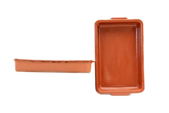 Cazuela barro rectangular 27x17 cm