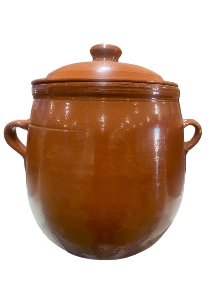 Olla barro con tapa 3 L