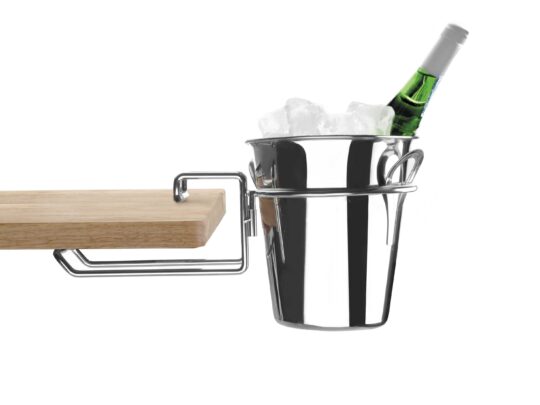 Soporte mesa champanera inox 20cm