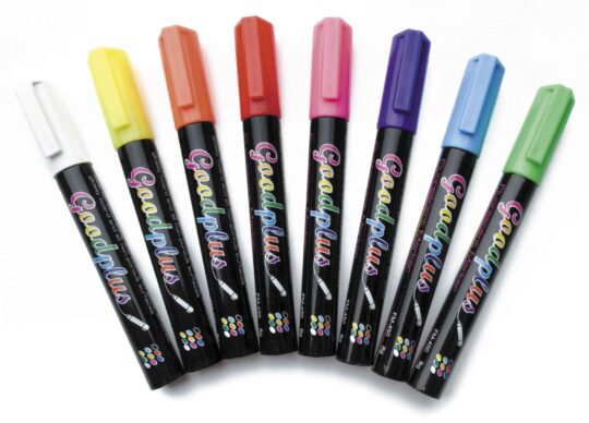 Rotulador pizarra fluorescente 8uds