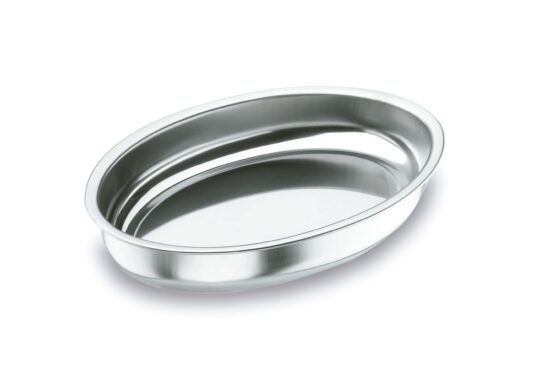 Fuente oval inox honda 50cm
