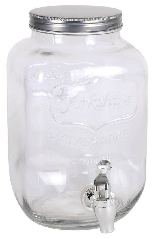 Tarro cristal dispensador con grifo 8L