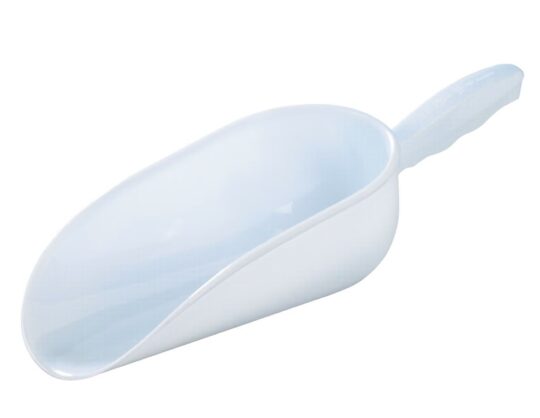 Pala alimentacion plastico blanca 18cm