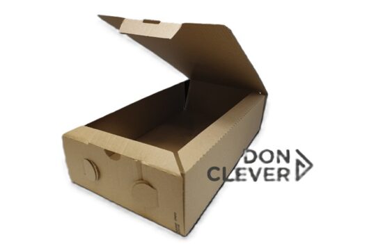 Caja carton calzone kraft TK 31x17x7 cm 100uds