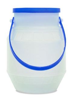 Lechera polietileno tapa color surtido 500 ml.