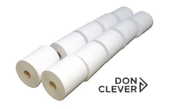 Rollo papel registradora termico 57x55 mm 10uds