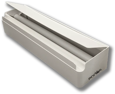 Dispensador fil/aluminio ps. blanco 30-50 cm