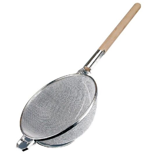 Colador aluminio doble malla 16cm
