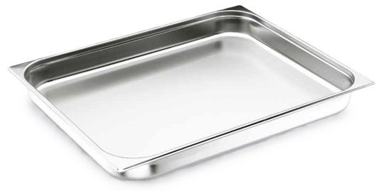 Cubeta GN inox 1/2 100 8L