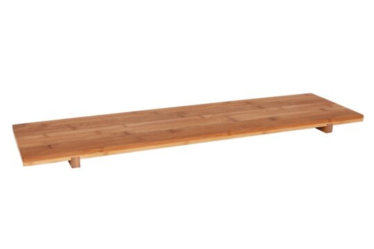 Bandeja madera alzada bambu 70x20 cm