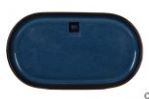 Fuente porcelana mod. Chester azul 20X11x2.2 cm