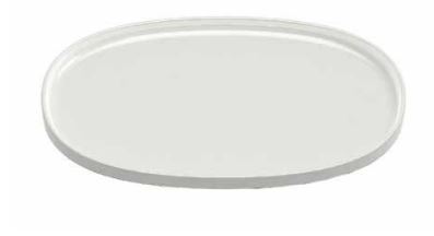 Fuente porcelana blanca oval Bonna mod. hygge blanca