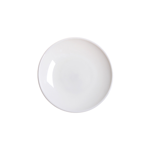 Plato cafe cristal blanco 13cm 6uds