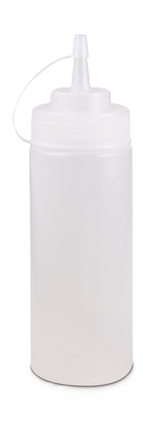 Bote aceite plastico transparente 1 L