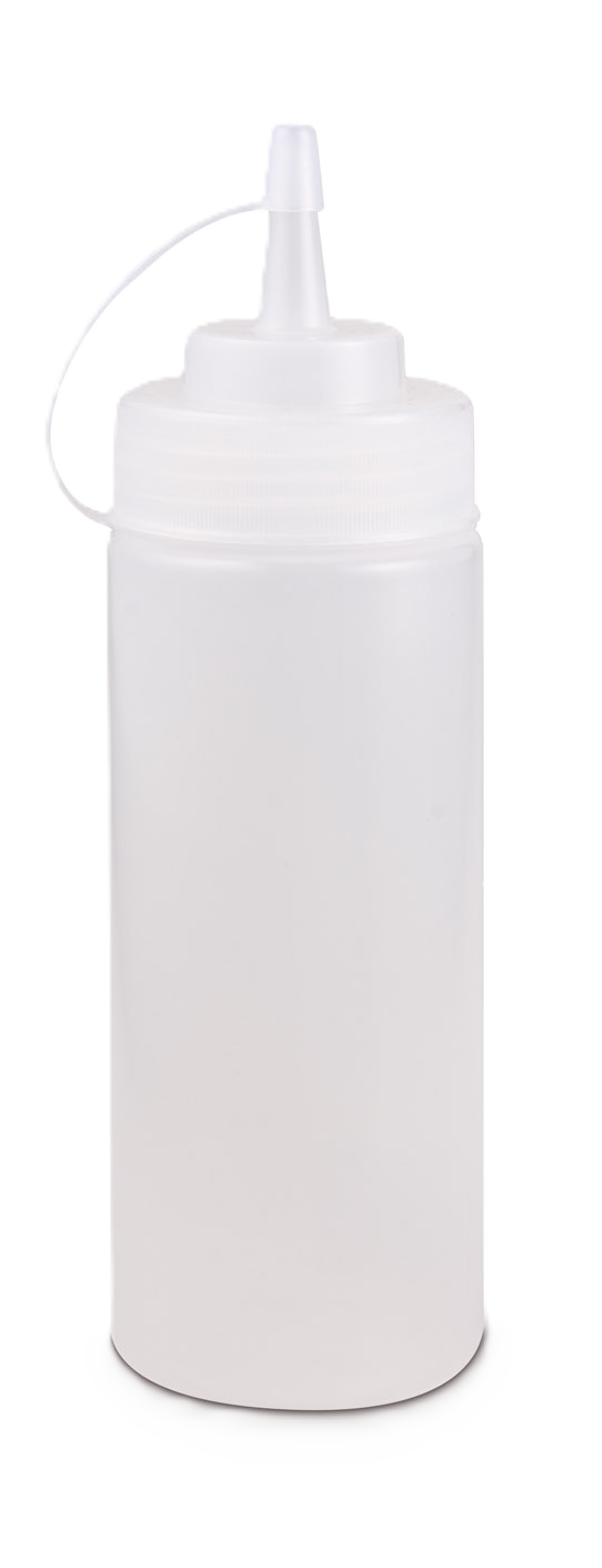 Bote aceite plastico transparente 1 L