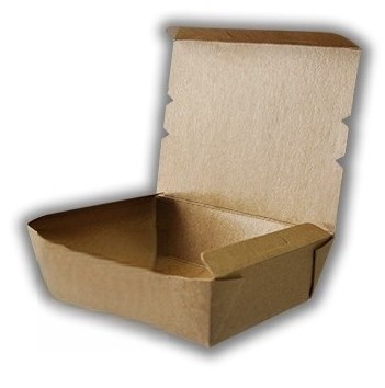 Envase caja carton kraft 500 ml. 50 ud.