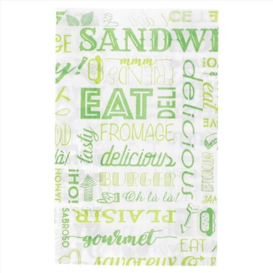 Bolsa papel hamburguesa 12x7x18 cm 500uds
