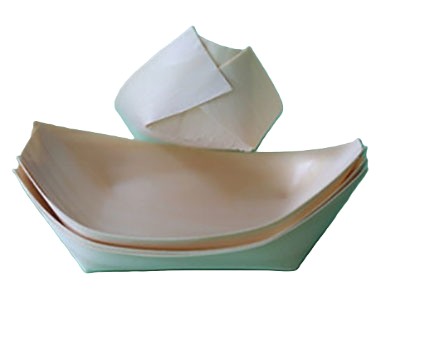 Barco bambu compostable 22x11cm 50uds