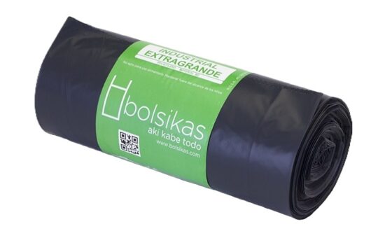 Bolsa basura 90x115 cm negra g/170 120L 10uds