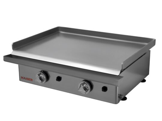 Plancha gas acero laminado 60x40 cm.