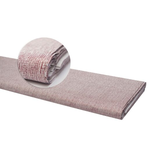 Mantel papel 100x100cm tramas burdeos 100uds