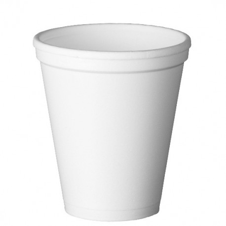 Vaso foam cafe blanco 20cl 50uds