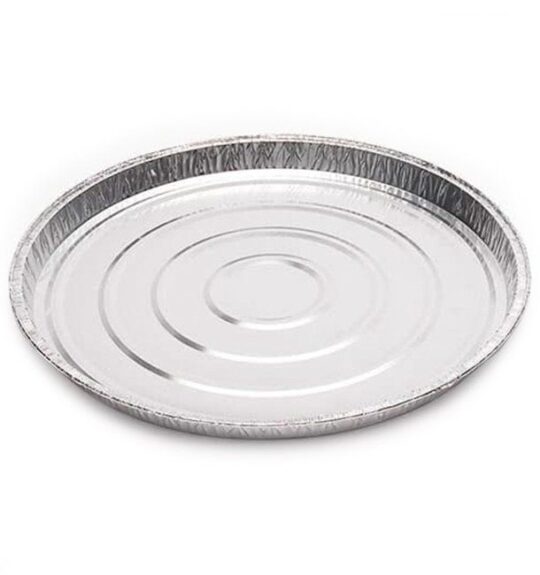 Envase aluminio plato canto bajo 24cm 120uds