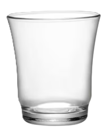 Vaso cafe cristal carajillo bombon 13cl 12uds