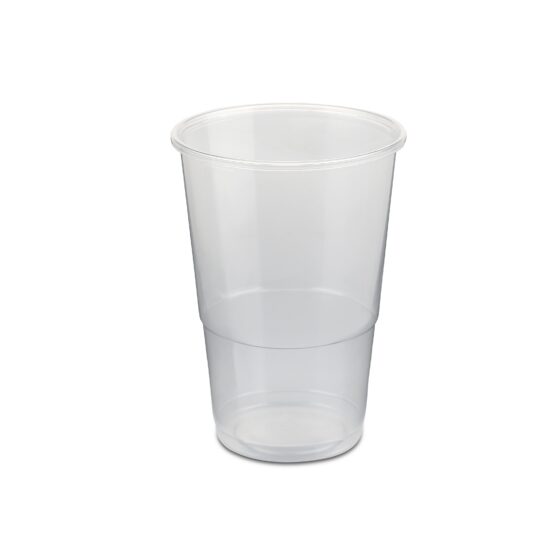 Vaso plastico transparente 330 50uds