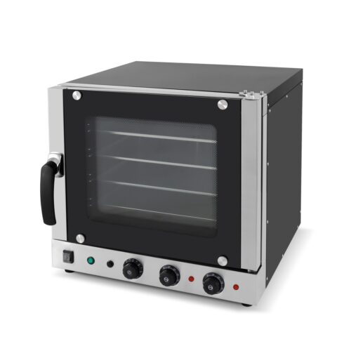 Horno eléctrico de convección de 4 bandejas con vapor y grill